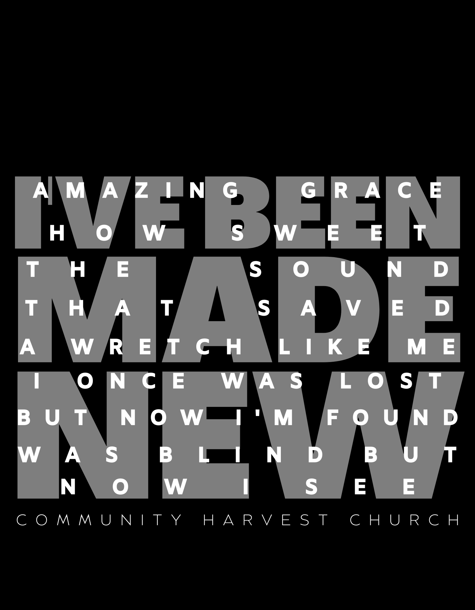 Community Harvest Church baptism announcement